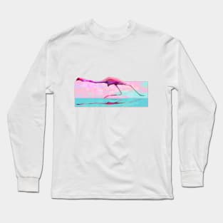 Pink Flamingo Long Sleeve T-Shirt